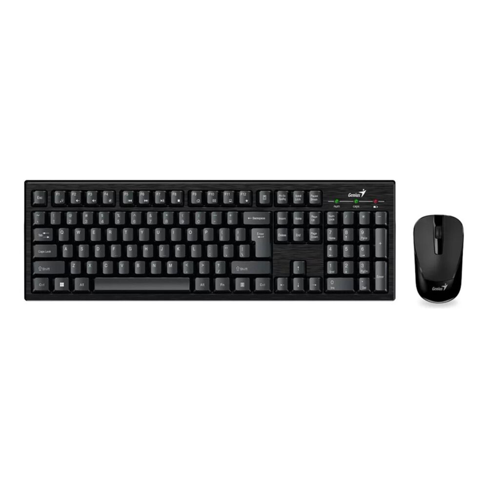 Kit Teclado Y Mouse Inalambrico Usb Negro Km-8101 image number 3.0