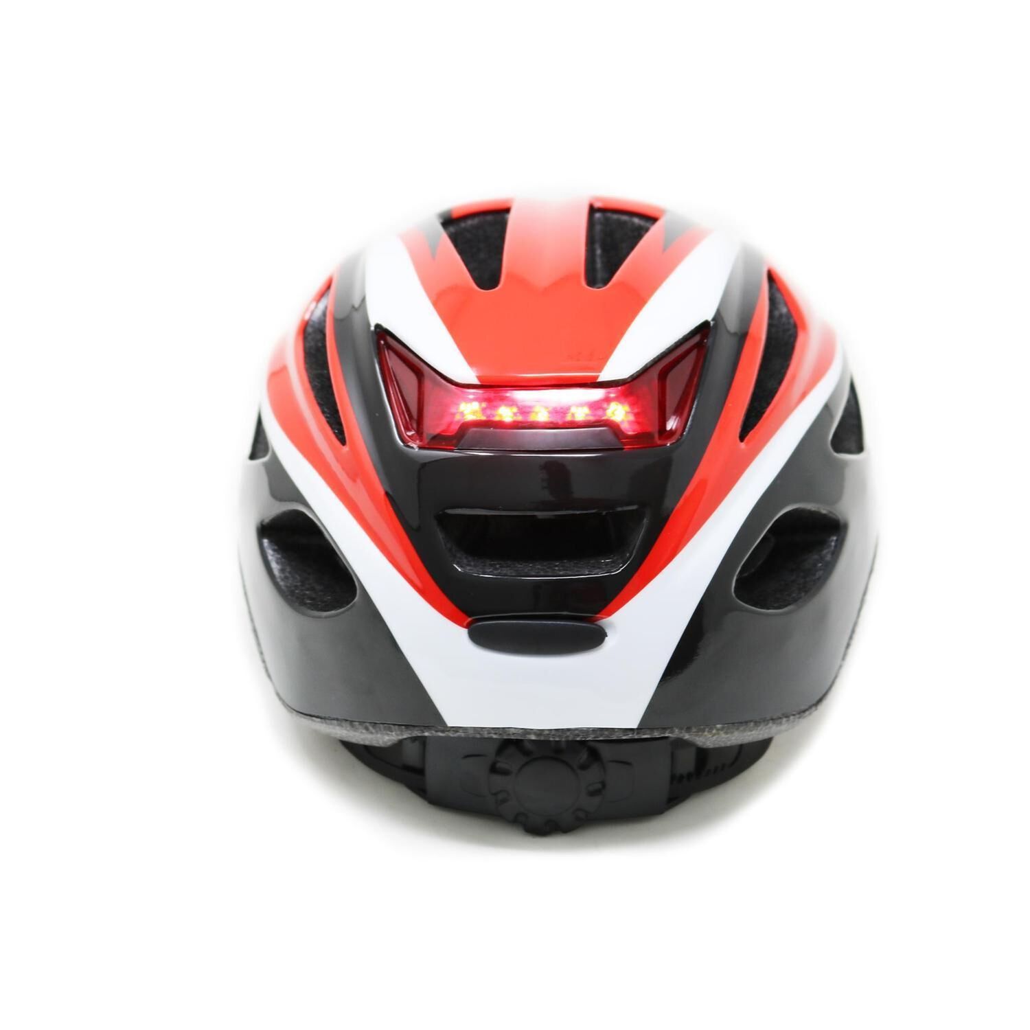 Casco Radical Mountain Mtb Con Luz Rojo Negro L 58-61cm image number 1.0