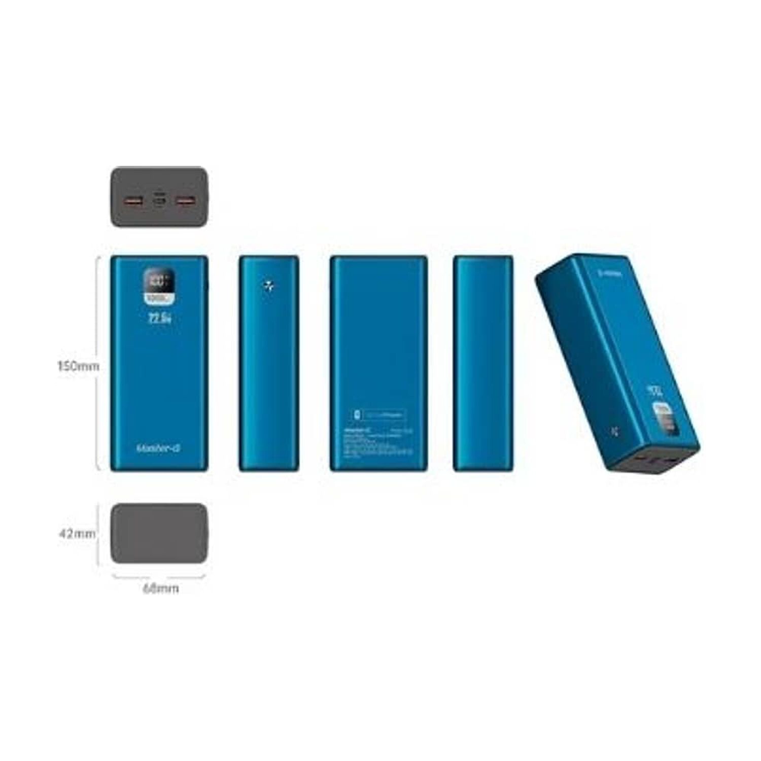 Bater&iacute;a Externa Power Bank 30000 Mah 22.5w Pd Master-g image number 1.0