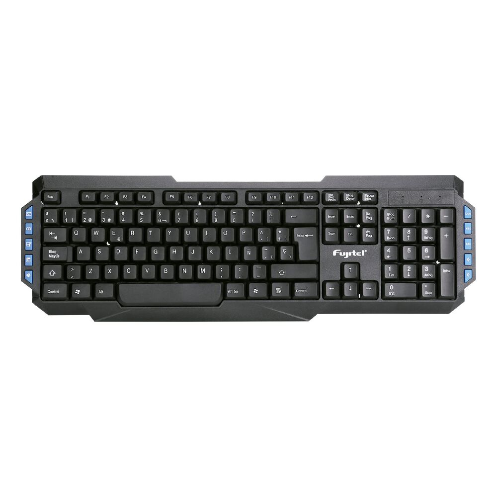 Teclado Inalámbrico 106 Teclas +10 Negro Fujitel image number 3.0
