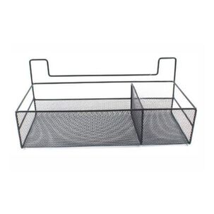 Canasto Colgable Met&aacute;lico 36 Cm Ba&ntilde;o Shampoo Almacenamiento