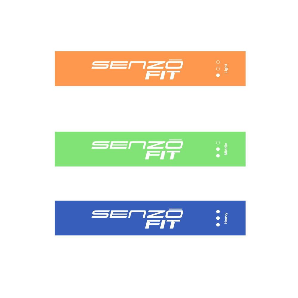 Set De 3 Bandas Elasticas Multicolor Senzo Fit image number 0.0