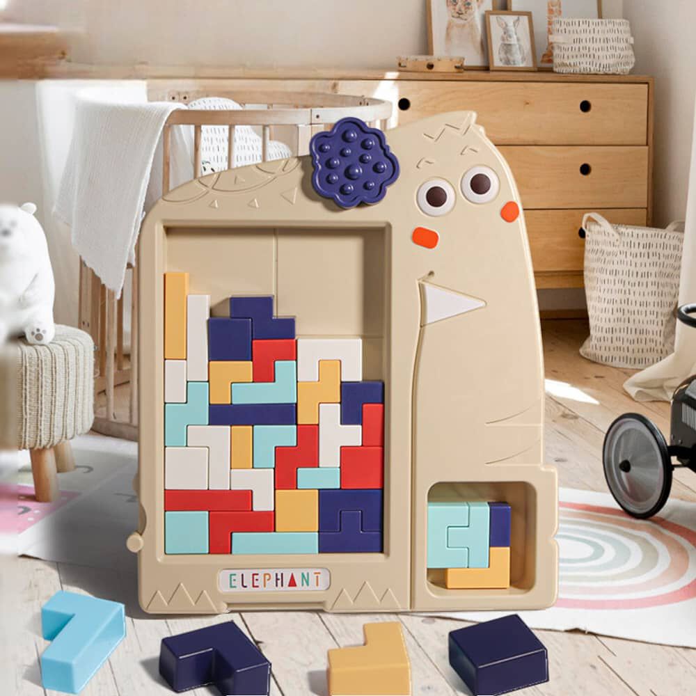 Juguete Tetris Rompecabezas Elefante Para Ni&ntilde;os image number 1.0