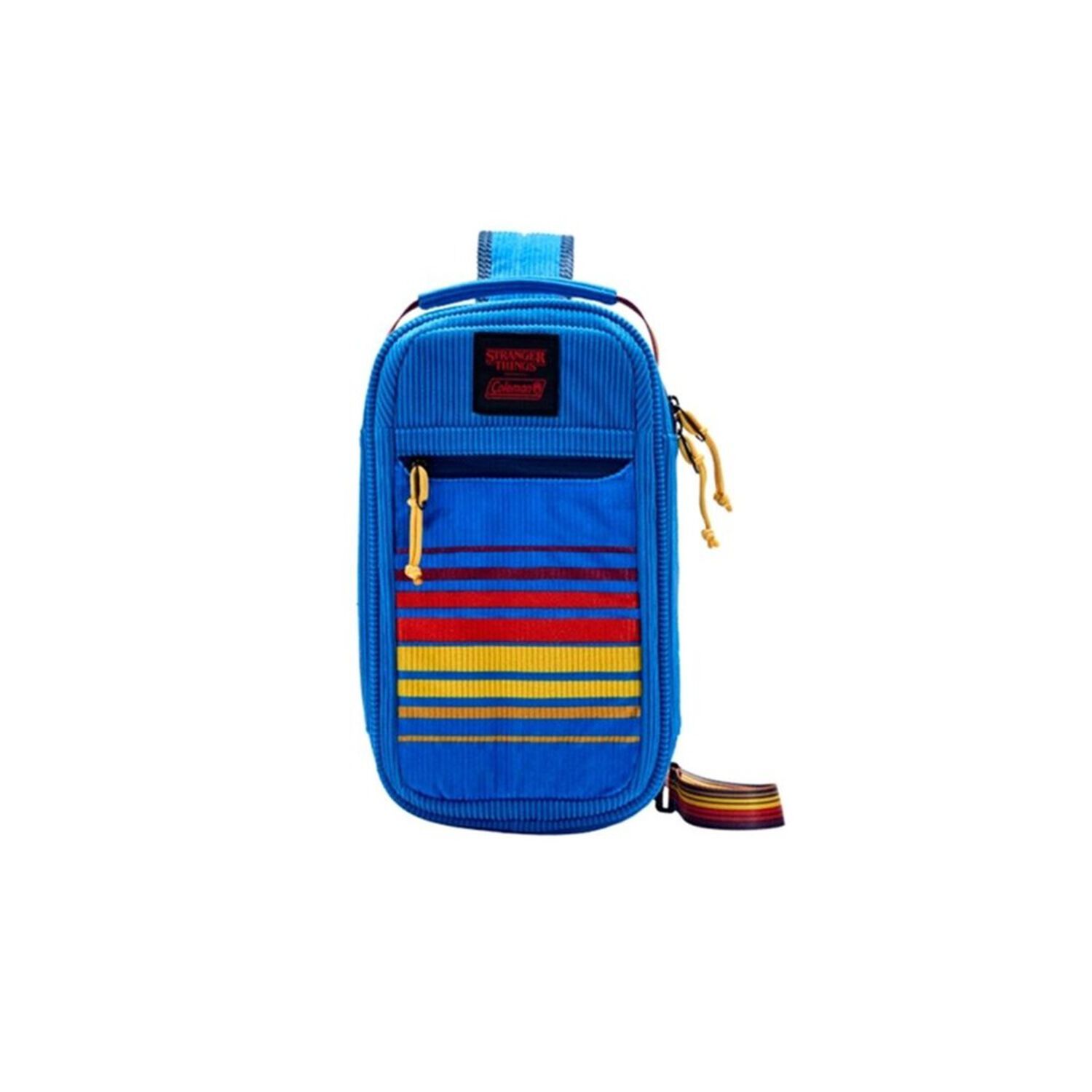 Soft Cooler Coleman Stranger Things 6 Latas Azul Marino image number 0.0