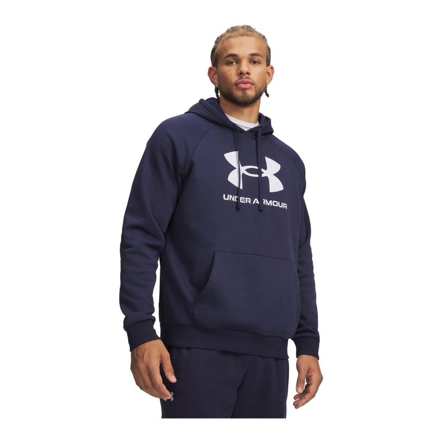 Poler&oacute;n Deportivo Hombre Rival Fleece Logo Hd Under Armour image number 2.0