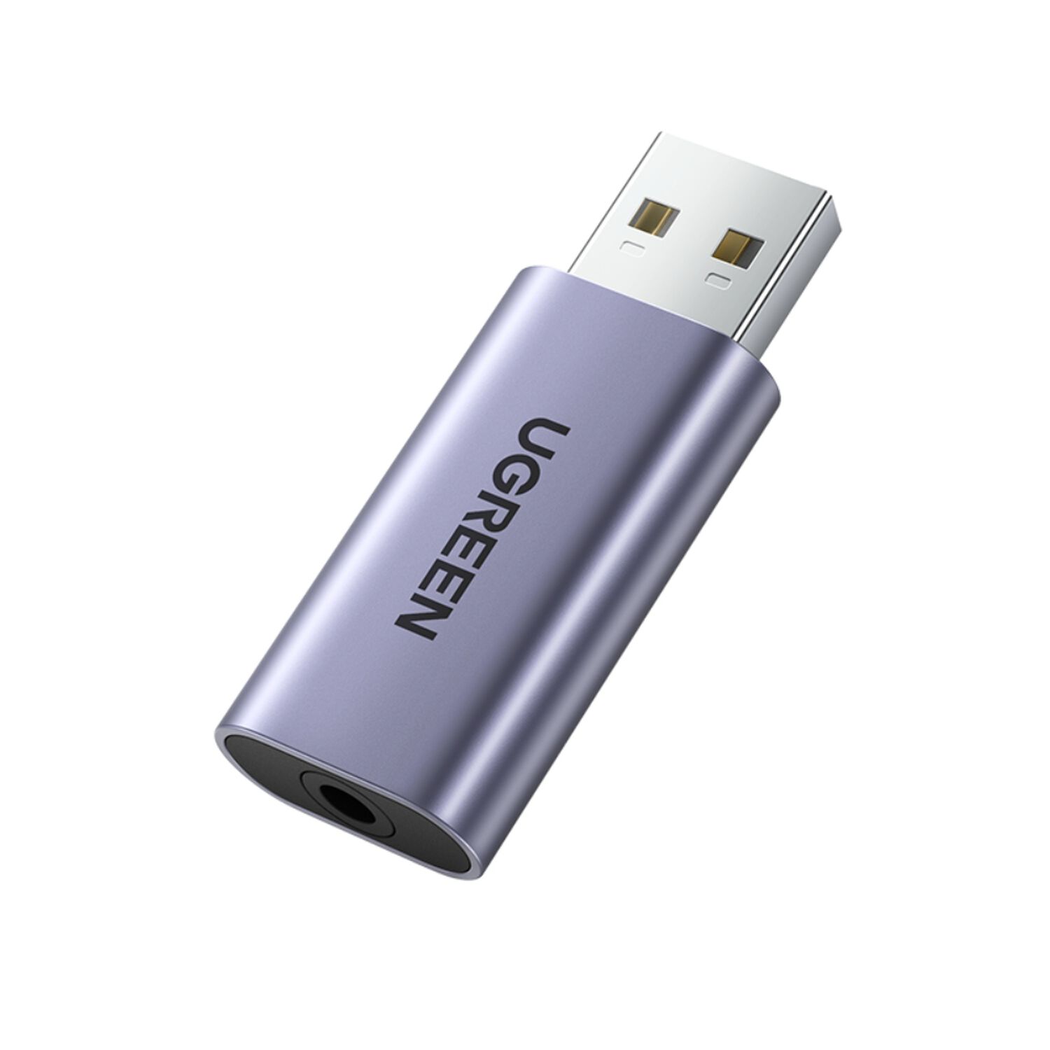 Tarjeta De Audio Externa Usb-a/jack 3.5mm M/h (audio Estereo + Mic) Aluminio Ugreen Cm383 image number 0.0