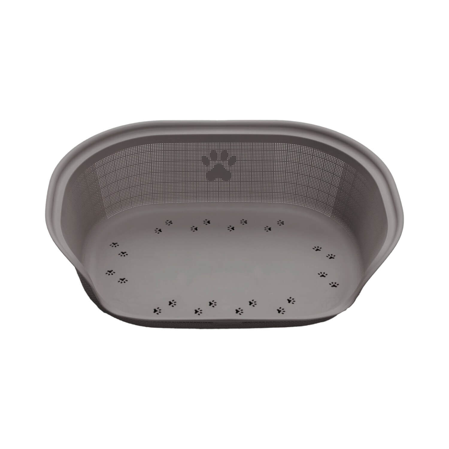 Cama De Mascota Plastico Con Cojin Caf&eacute; 77x54x23 Cm Rimax image number 1.0
