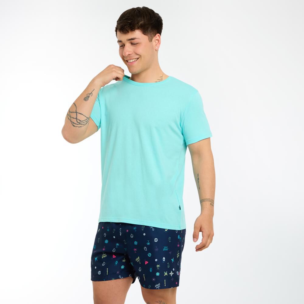 Polera Estampada Manga Corta Cuello Redondo Hombre Skuad image number 2.0