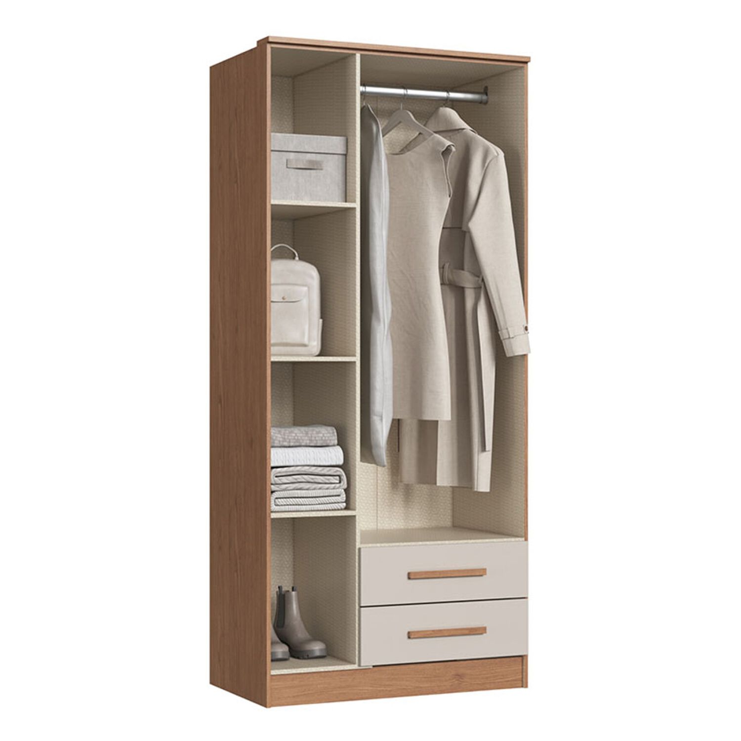 Cl&oacute;set Vekka Home New Pequim / 3 Puertas / 2 Cajones image number 2.0