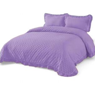 Cubrecama De Verano 2 Plazas Quilt + 2 Fundas De Almohada Cobertor Delgado Qvr2-66