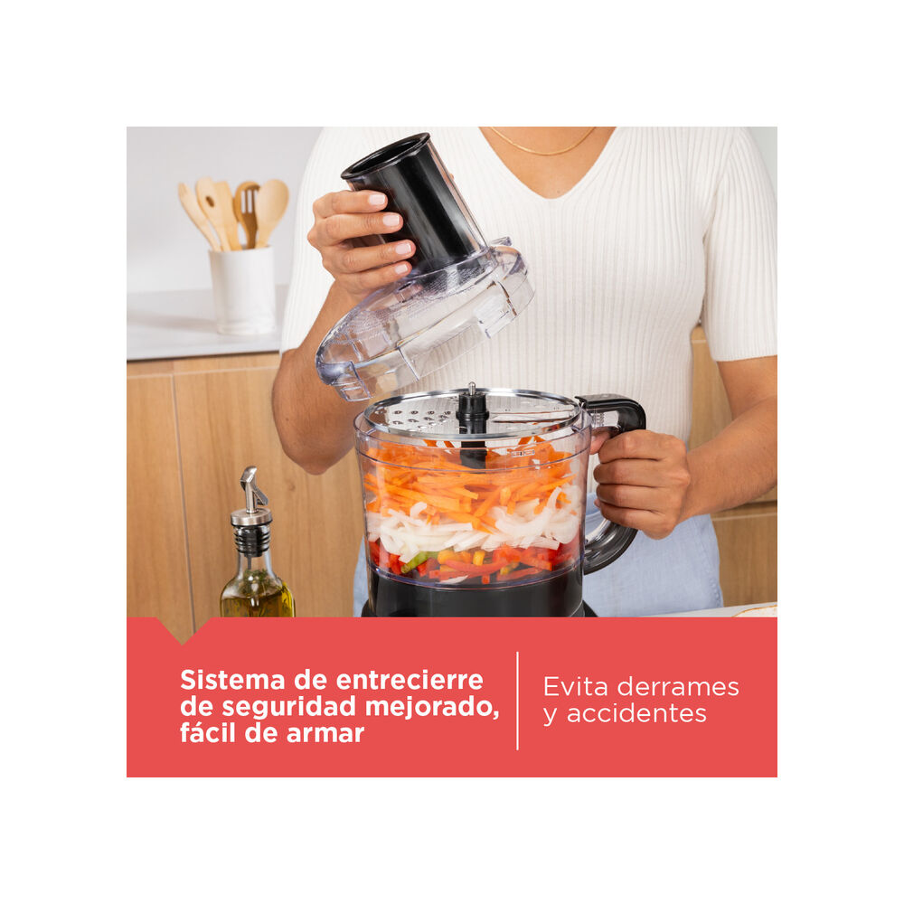 Procesador De Alimentos Black+decker Silencioso Fp4342 image number 6.0