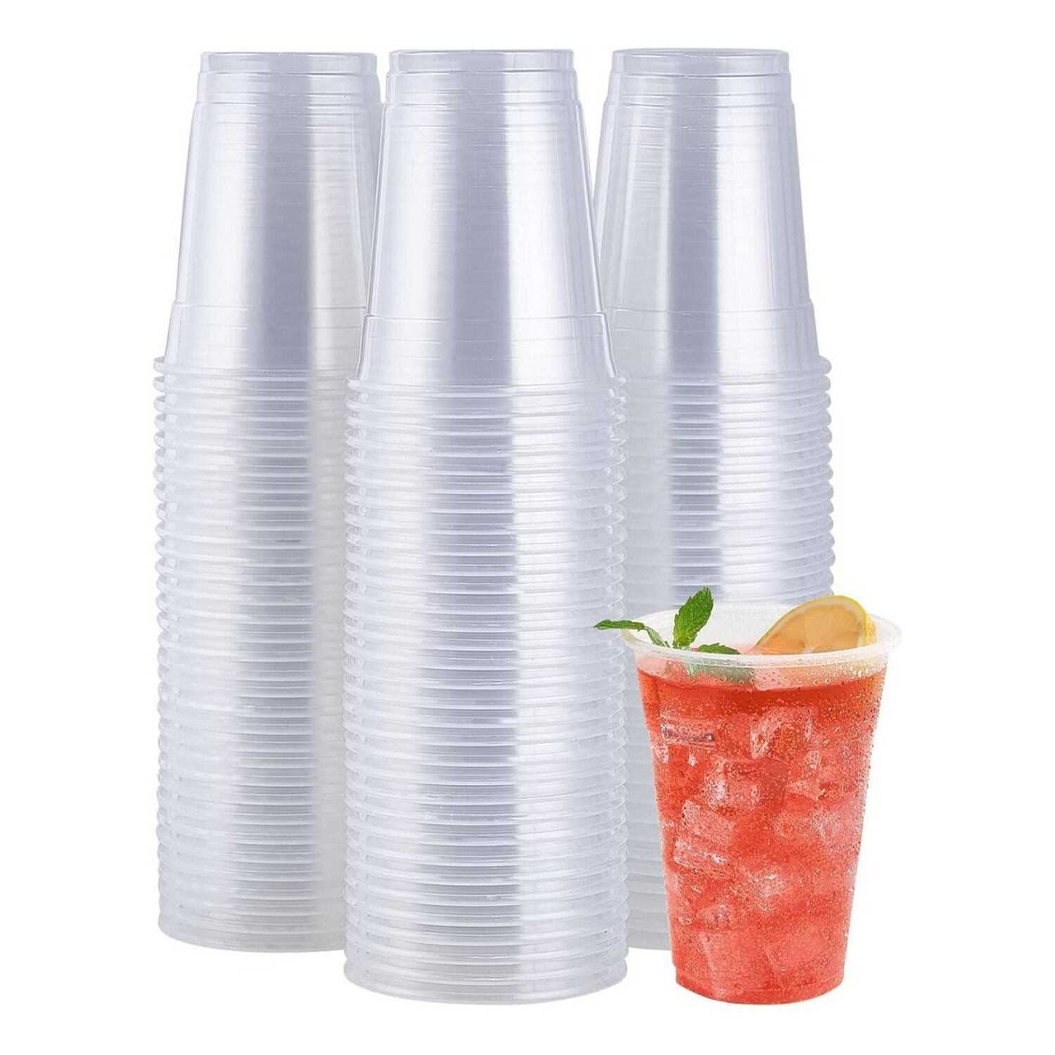 Vasos Pl&aacute;sticos Transparentes 500ml Paquete 50 Unidades image number 0.0