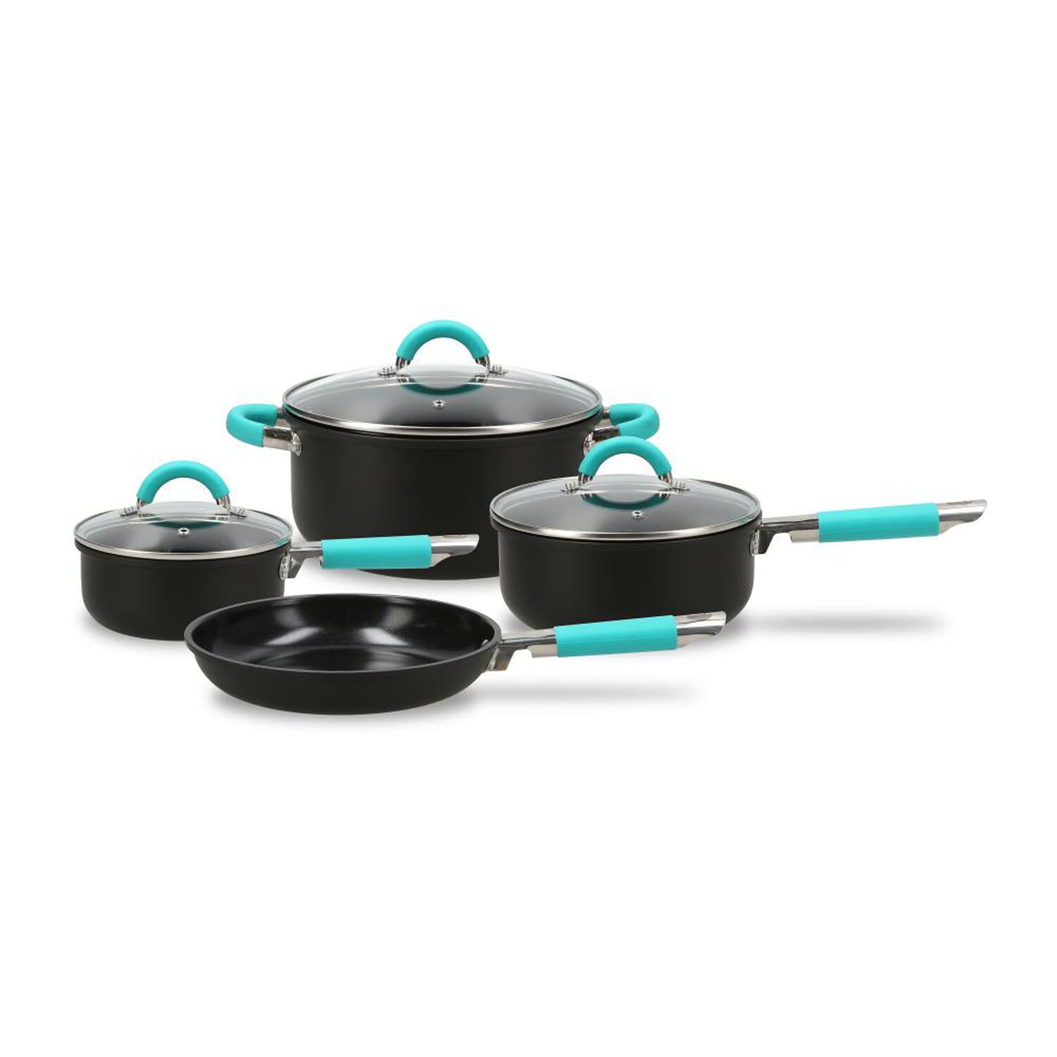 Bateria De Cocina Beck Home & Kitchen Black / 7 Piezas image number 0.0