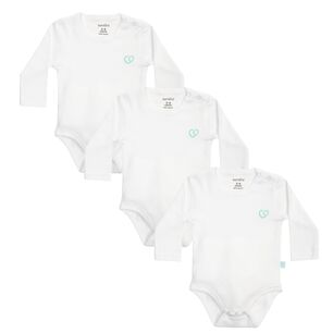 3 Pack Body Blanco Unisex