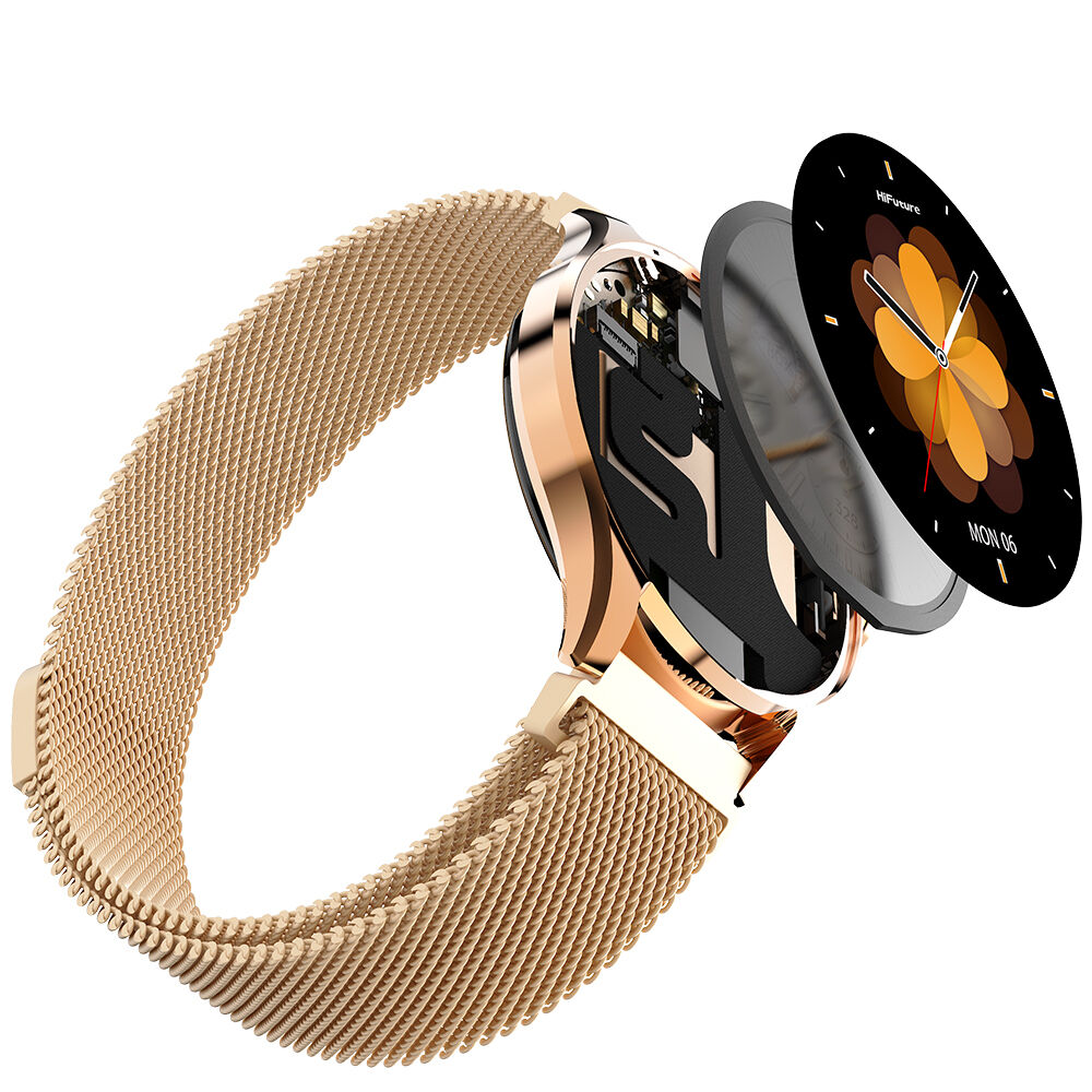 Smartwatch Aura 2 Met&aacute;lico Rose Gold Waterproof 33 Mm Amoled image number 2.0