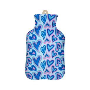 Guatero Thermicachile 1lt Corazones Fondo Celeste