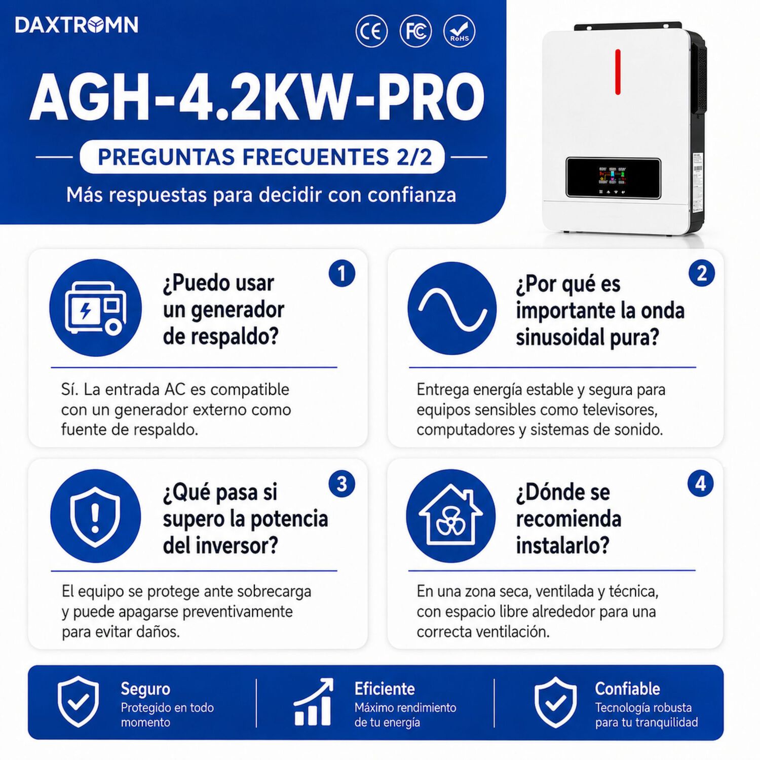 Inversor Solar Con Wifi H&iacute;brido De 4200w Y Potencia M&aacute;xima 8400w image number 9.0