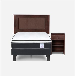 Cama Europea Rosen New Style 6 / 1.5 Plazas / Base Normal