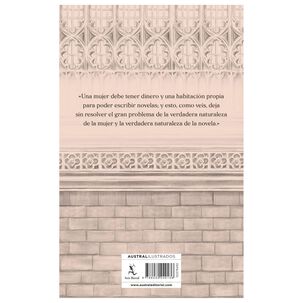 Una Habitaci&oacute;n Propia (tapa Dura) - Virginia Woolf | Libro