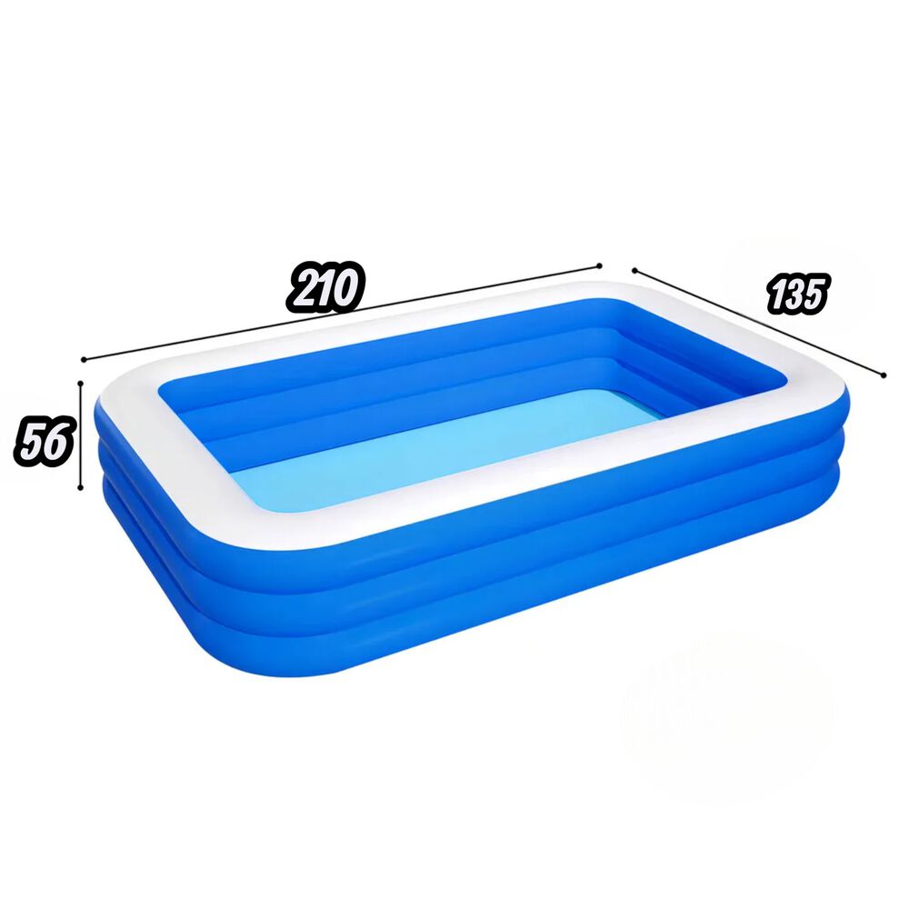 Piscina Para Niños Inflable Family Pool 210x135x56cm 1500lt image number 1.0