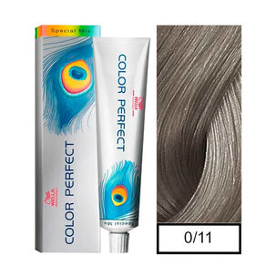 Wella - Tintura Permanente Color Perfect Special Mix 0/11 Ceniza 60gr + Oxidante 20vol 60ml