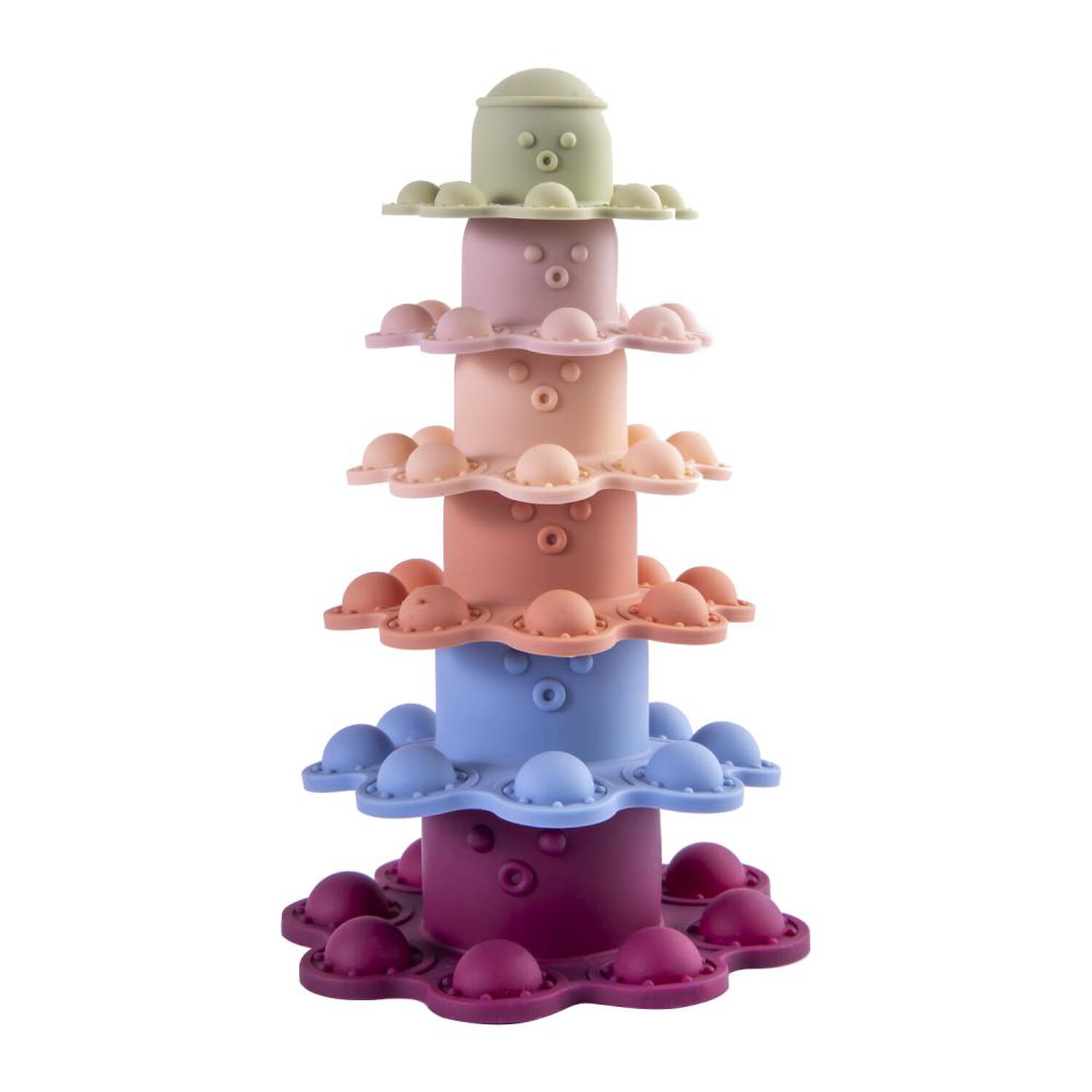 Juguete Torre Bebesit Pulpo Montessori Silicona image number 0.0