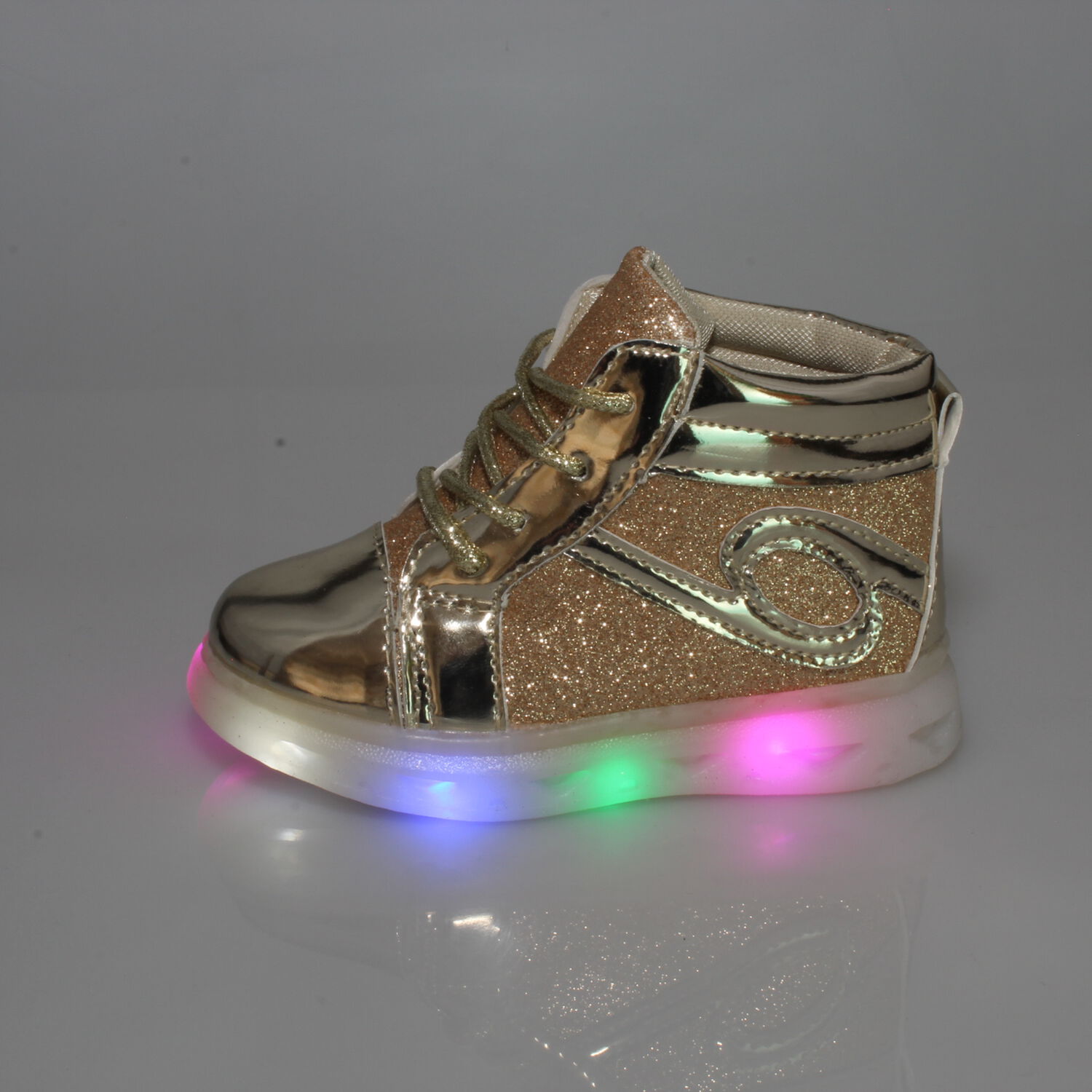 Zapatilla Con Luces Dorado Via Franca Art: 10167gold image number 1.0