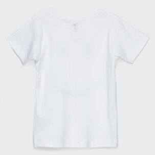 Polera Blanca Smile Algodón Peruano