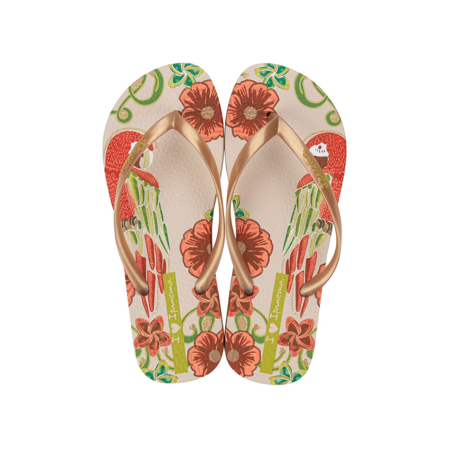 Sandalia Mujer Beige/oro Summer Ipanema image number 0.0