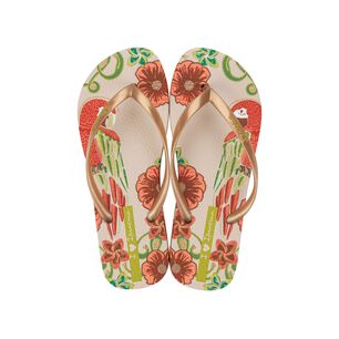 Sandalia Mujer Beige/oro Summer Ipanema