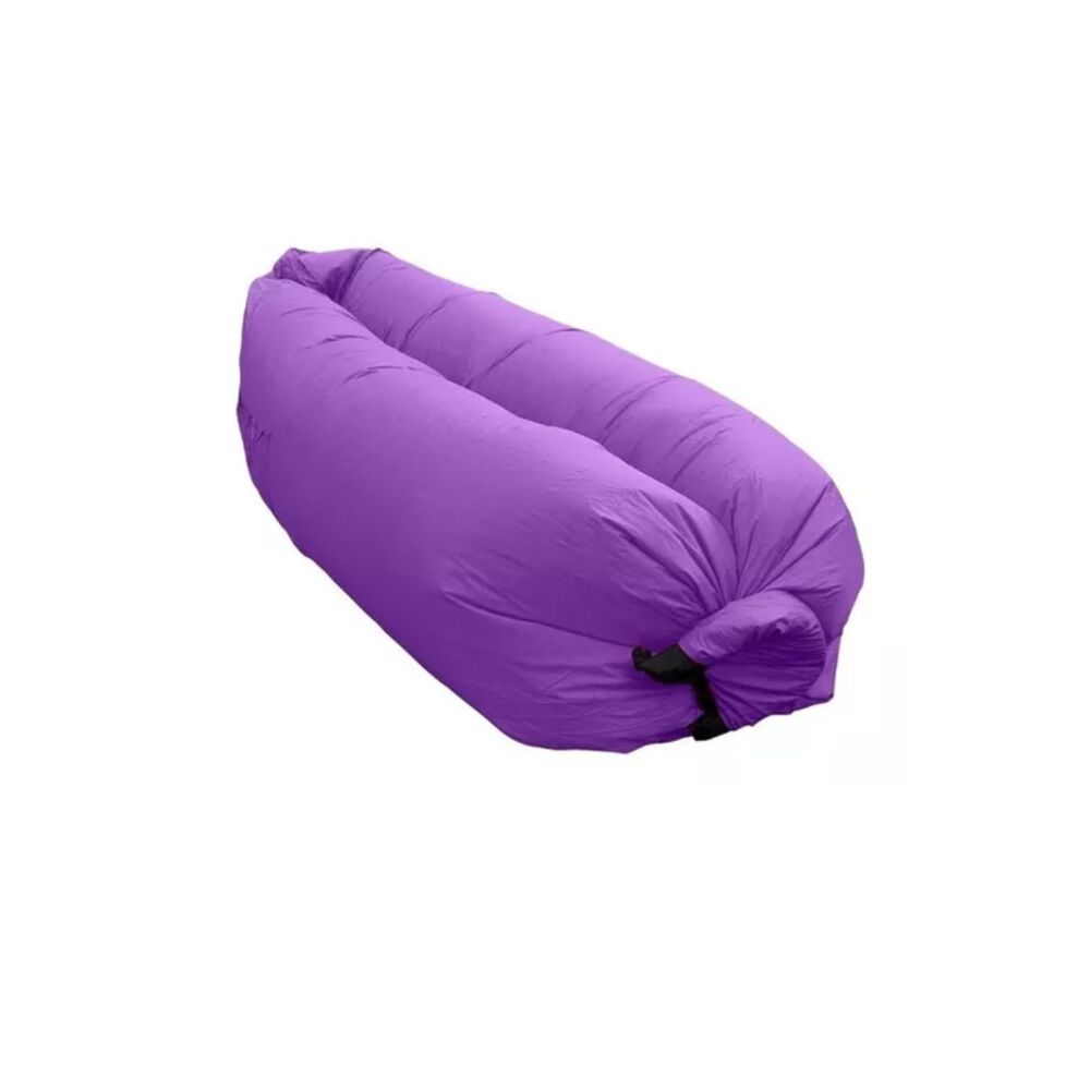 Sofá Sillón Inflable Tumbona Cojín Banano Camping Aire Playa image number 15.0