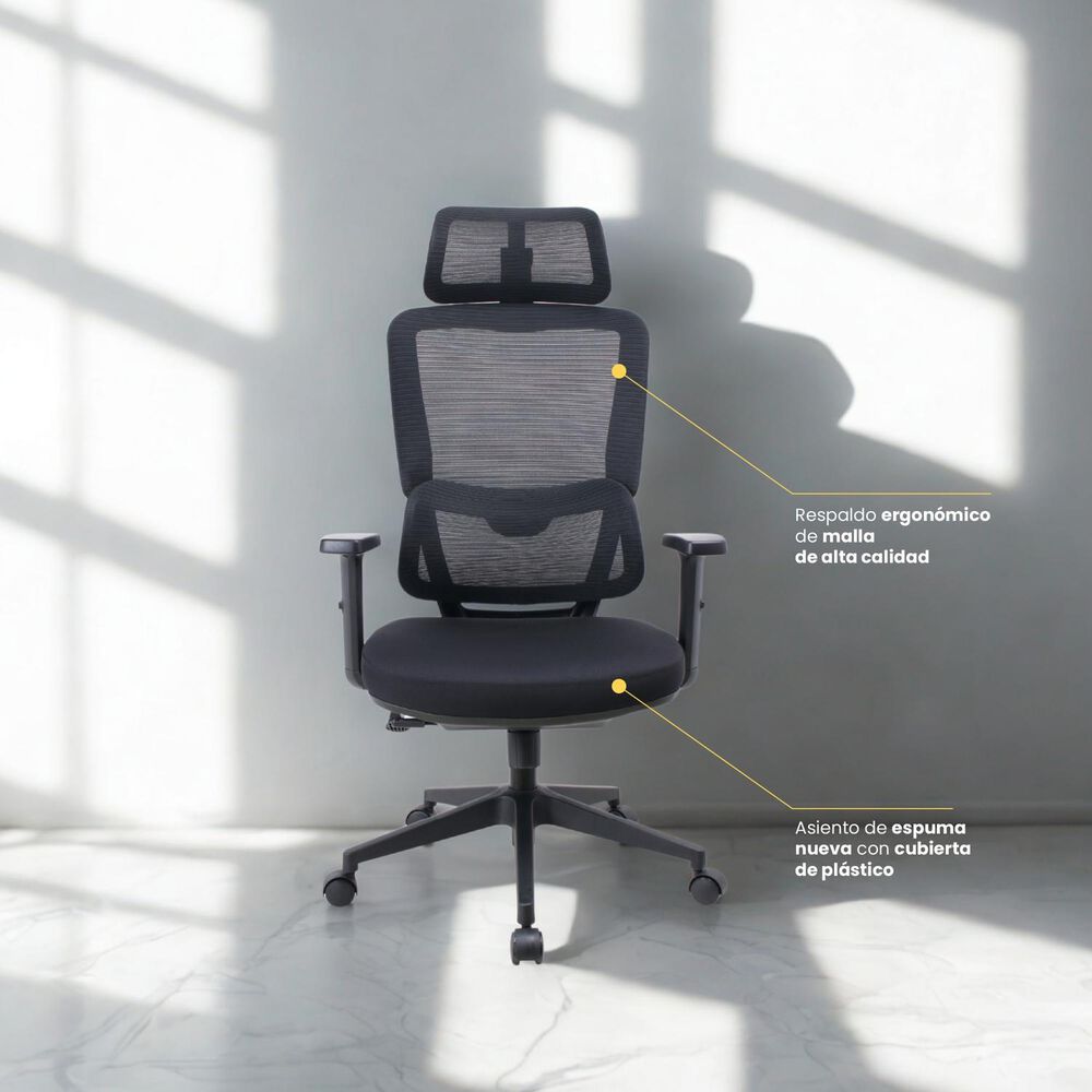 Silla Escritorio Oficina Ergon&oacute;mica Reclinable Ergotech Levo image number 6.0