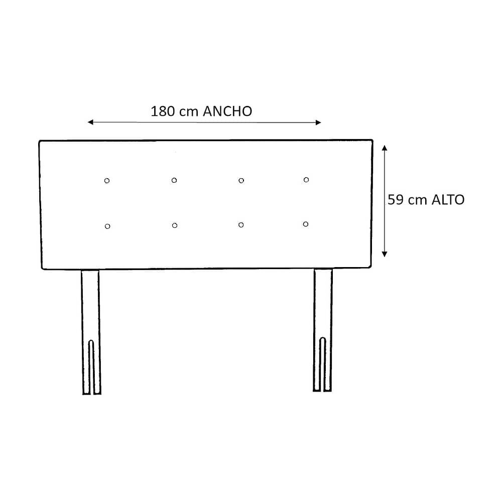Respaldo Berna Bajo King image number 2.0