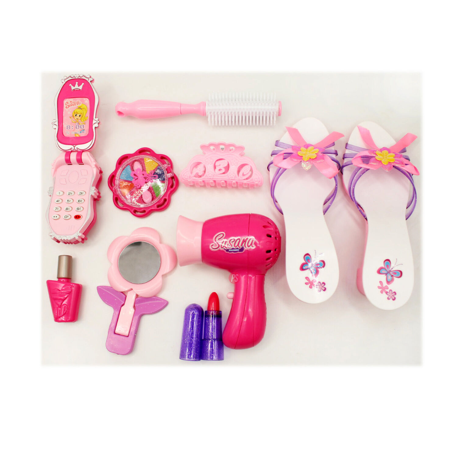 Set Fashion Juguete 11 Accesorios De Belleza - Ps image number 1.0