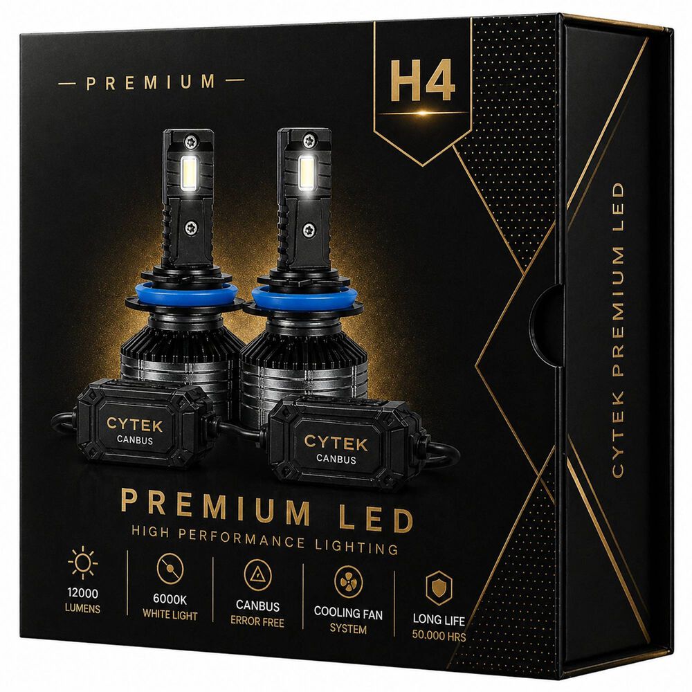 Kit De Luces Turbo Led H4 Canbus 65w Premium Ligth 12000lm image number 0.0