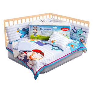 Set De Cuna Perrito Marino 5 Piezas Bebesit