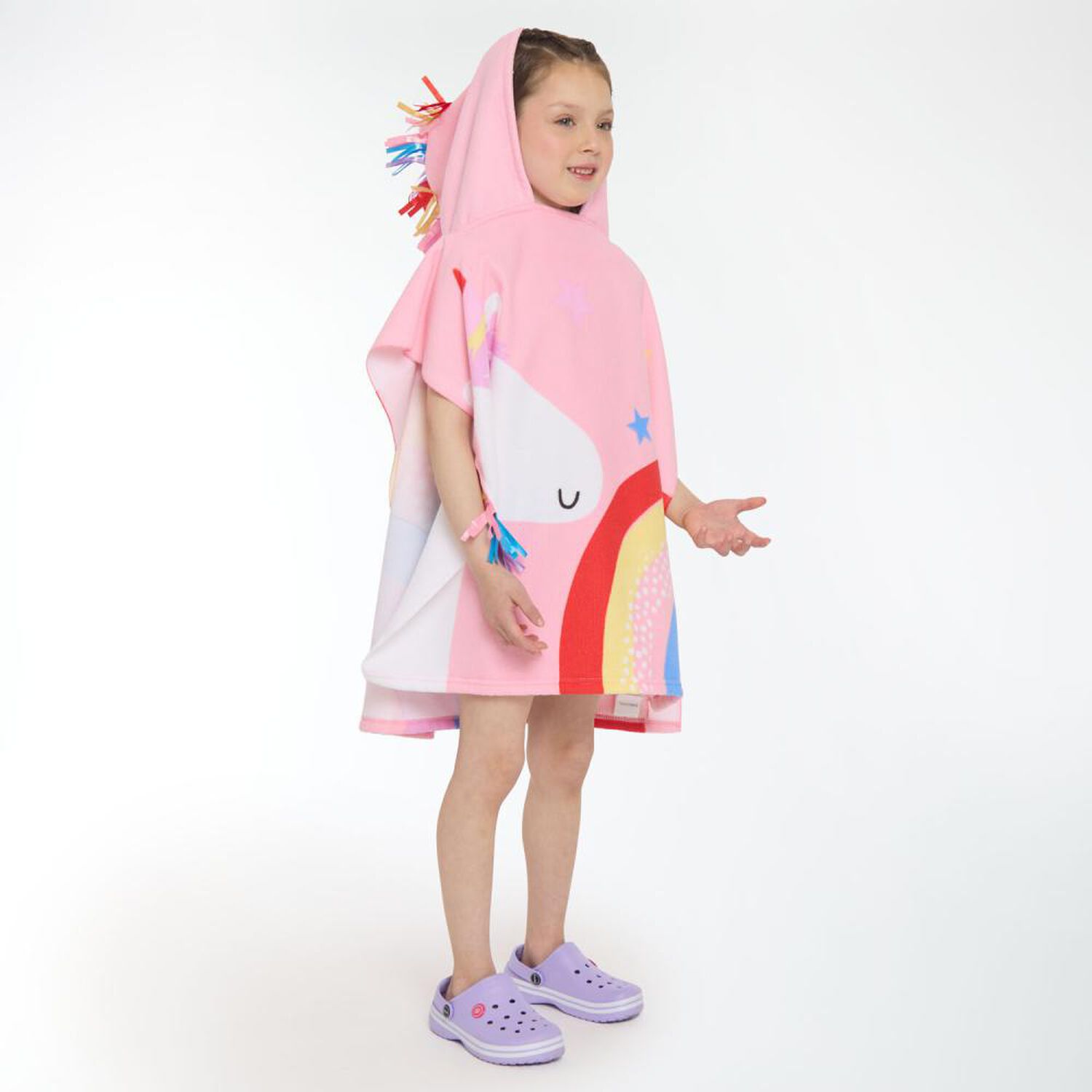 Toalla Playa Capucha Casaideal Kids Tiras / 60 X 120 Cm image number 2.0