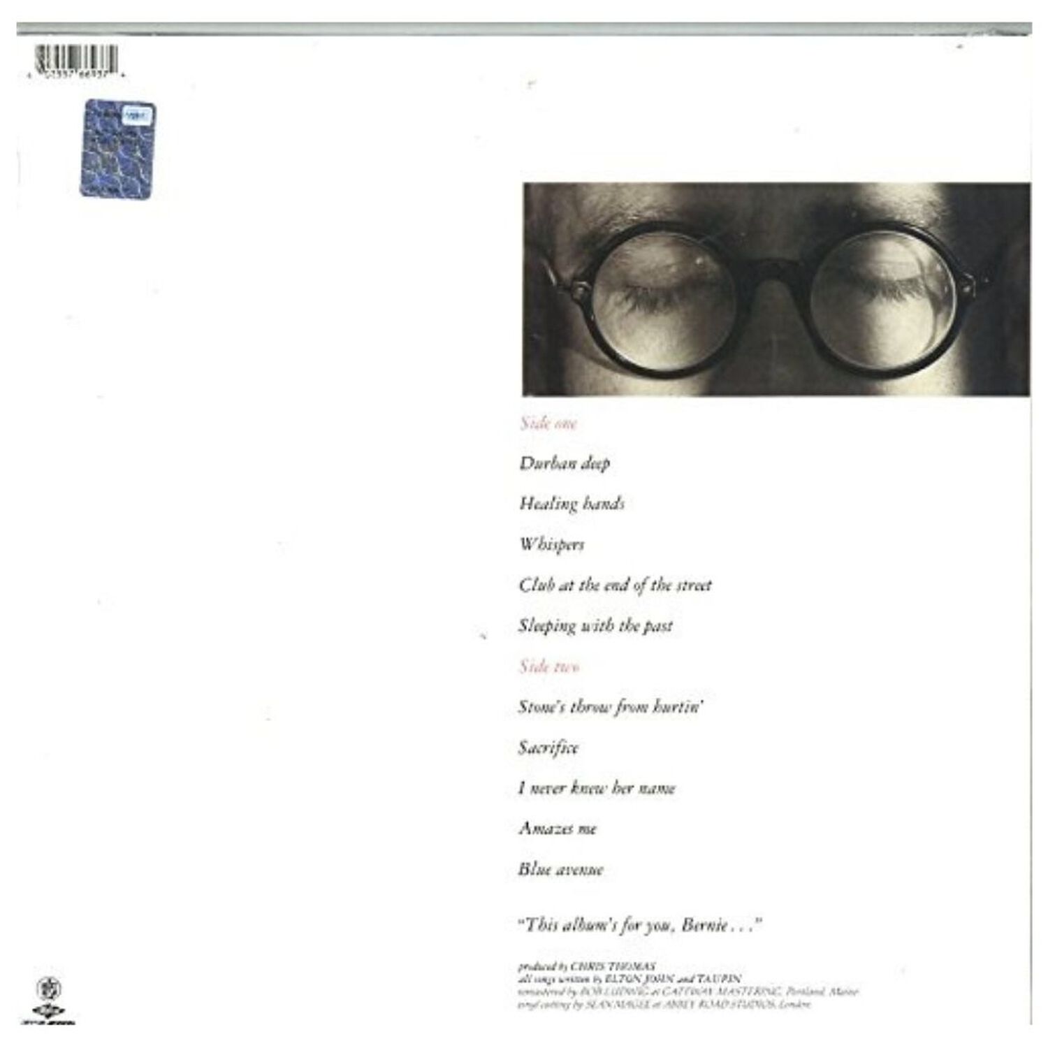 Elton John - Slepping With The Past | Vinilo image number 1.0