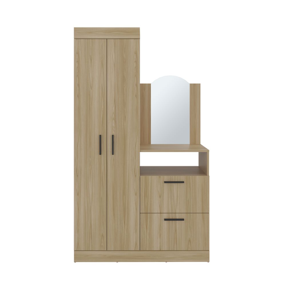 Closet Comoda Con Espejo 3 Puertas 1 Cajon image number 3.0
