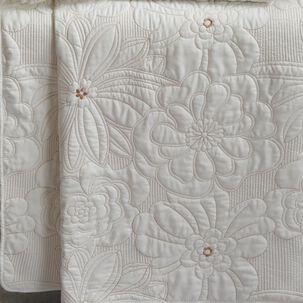 Quilt Andes Bordado Florencia Beige