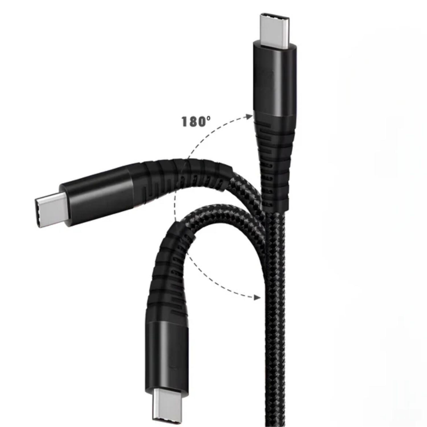 Cable Tecmaster Usb-a A Usb-c 2,5 M 3a Tm-200518-bk image number 3.0