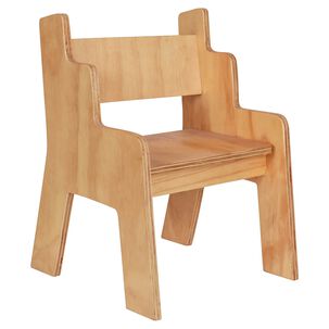 Silla Infantil Natural 25x35x35 Cm Máxima Design