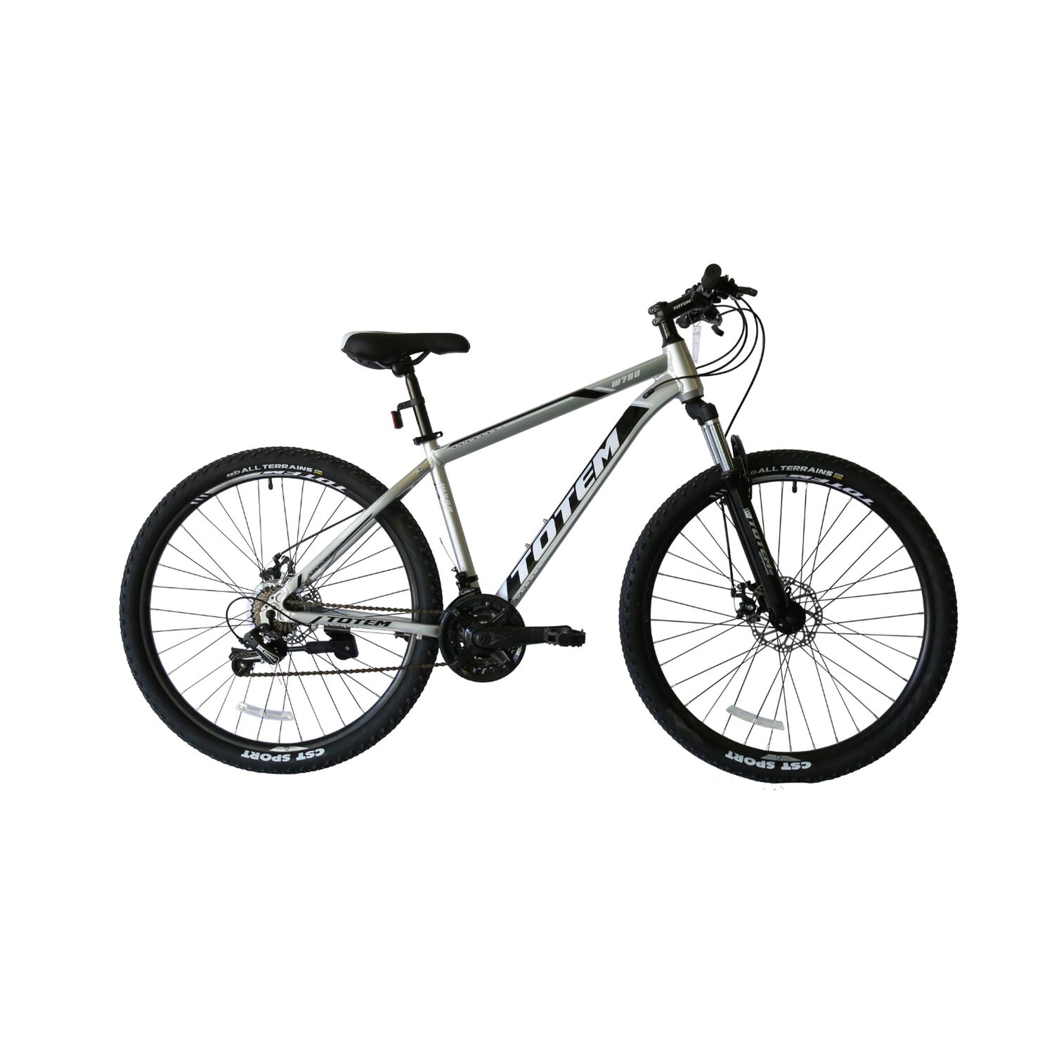Bicicleta Totem Mtb Aro 29*17 Mod W760 Color Plateado image number 0.0
