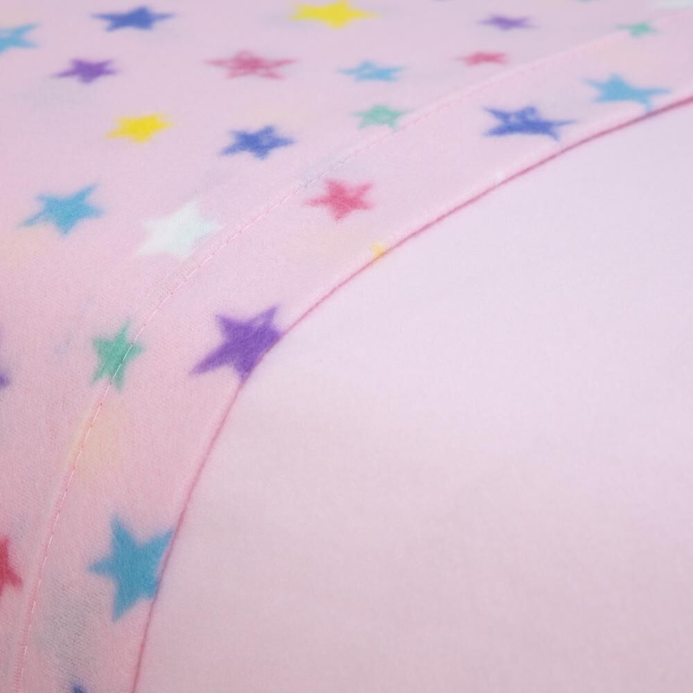 Juego De Sábanas Polar Casaideal Kids Stars / 1.5 Plazas image number 2.0