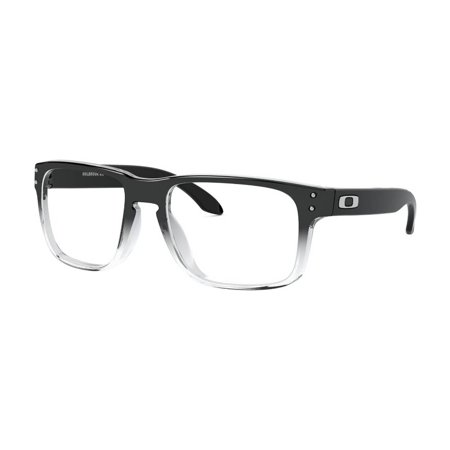 Lentes &Oacute;pticos Holbrook Rx Negro Pulido Transparente Desvanecido Oakley Frame image number 1.0