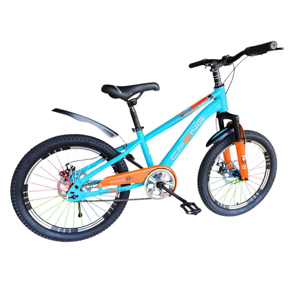 Bicicleta Aro 20 Cfeng Con Freno Disco Celeste image number 4.0