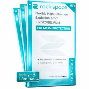 Pack 3 Hidrogel Rock Space Hd Para Apple Iphone 16
