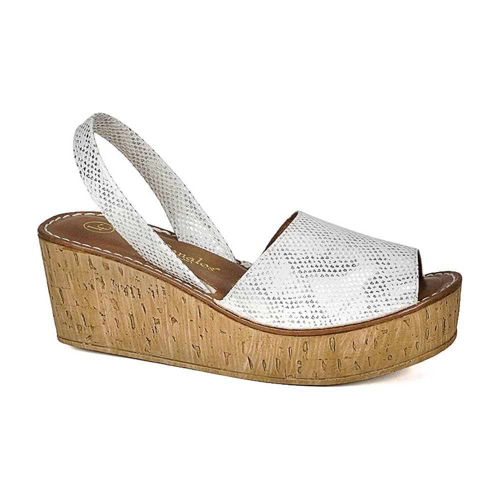 Sandalia Eliada Blanco Plata image number 0.0