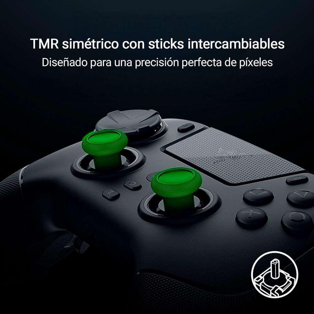 Control Joystick Inal&aacute;mbrico Razer Raiju V3 Pro Pc Ps5 Negro image number 6.0