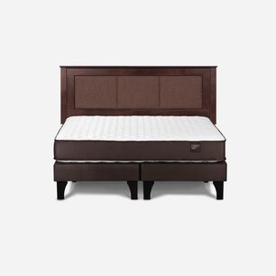 Cama Europea Rosen Ergo T / 2 Plazas / Base Dividida + Respaldo Rachel